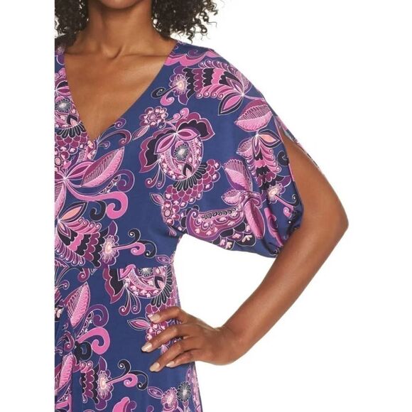 Trina Turk Payton Print Jersey Dress NWT Size 4 - Picture 4 of 9